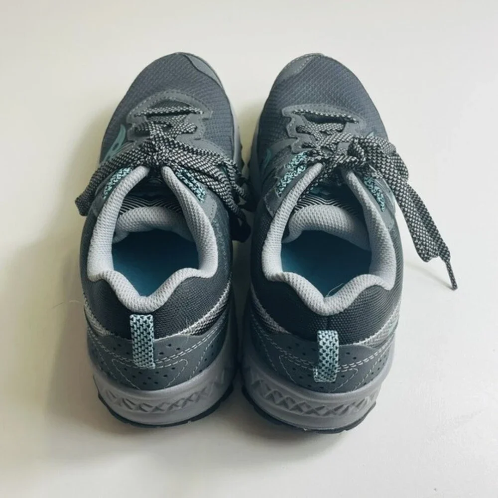 Saucony Excursion S10584-3 Aqua Grey Trail Shoes Sneakers Versafoam‎ Womens 9.5